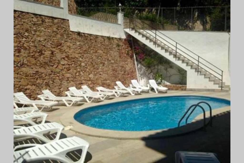 Apartamento Con Piscina En El Centro De Blanes Exterior foto